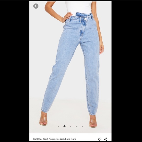Asymmetric Waistband Jeans | Poshmark